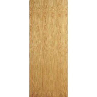 Travis Perkins Oak Flush Veneer Hollow Core Door 1981 x 762 x 35mm