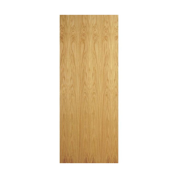 Travis Perkins Oak Flush Veneer Hollow Core Door 1981 x 762 x 35mm