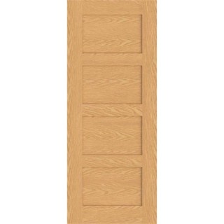 Shaker 4P Unfinished Oak 1981 x 686 x 35