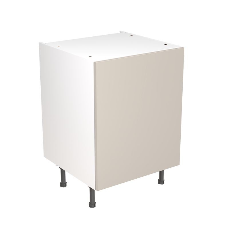 Flatpack Base Unit Super Gloss Light Grey Slab 600mm - FKKF0204