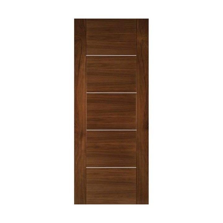 Deanta Valencia Prefinished Walnut Fire Door 30m 1981mm x 838mm x 45mm