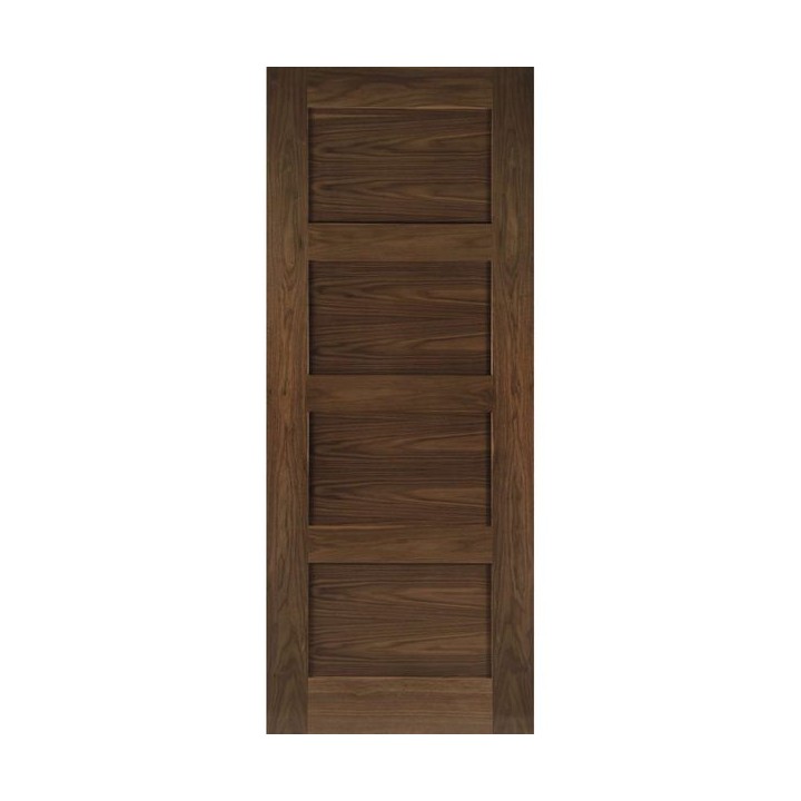 Deanta Coventry Prefinished Walnut Fire Door 30m 1981mm x 838mm x 45mm