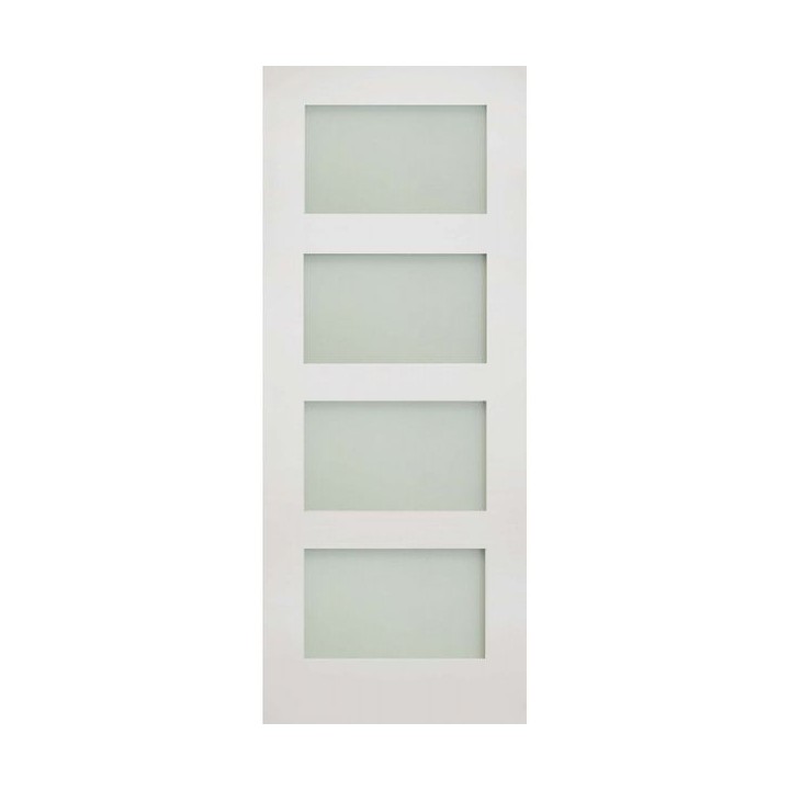 Deanta Coventry White Primed Obscure Glaze 1981mm x 610mm x 35mm