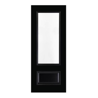 Deanta Sandringham Black Finish Bevelled Glaze 1981mm x 762mm x 35mm