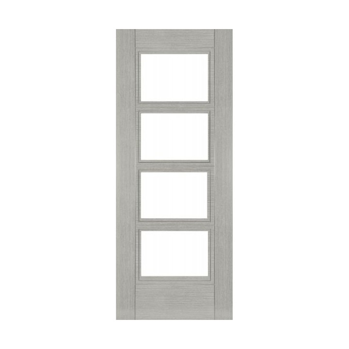 Montreal Light Grey Ash Glazed Fire Door 30m 1981mm x 762mm x 45mm