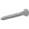 4Trade M10 x 150mm Coach Screws Bright Zinc Plated Qty 20