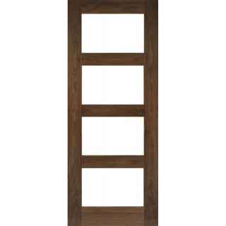 Deanta Coventry Prefinished Walnut Glazed 1981mm x 838mm x 35mm