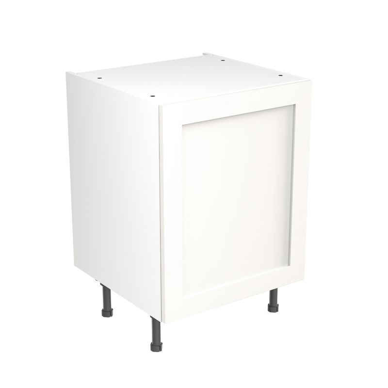 Flatpack Base Unit Shaker Ultra Matt White 600mm - FKKH0504