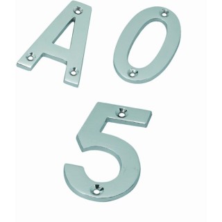 Satin Stainless Steel 102mm Numeral in   4