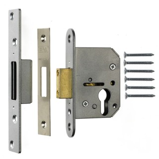 Era Viscount 325-52 Euro Cylinder Deadlock Satin 76mm