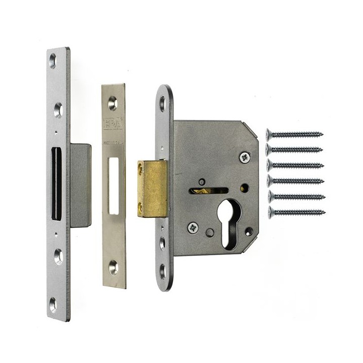 Era Viscount 325-52 Euro Cylinder Deadlock Satin 76mm