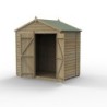 4LIFE Apex Shed 7 x 5 - Double Door - No Window Installation