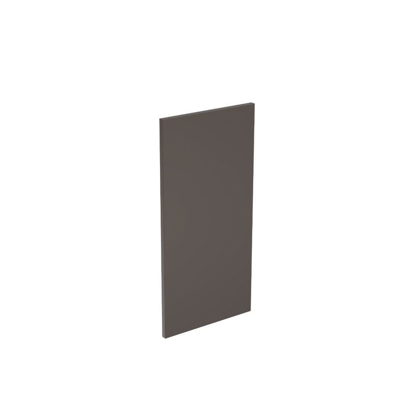 Wall End Panel for J-Pull Ultra Matt Graphite 800mm x 350mm - FKKJ0944