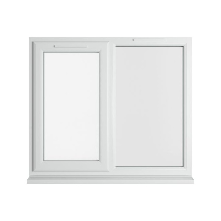 Crystal Triple Glazed uPVC Window White Left