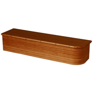 Flair Stairs Bamboo 21mm Single Going Bullnose Rise & Tread Rh Dark