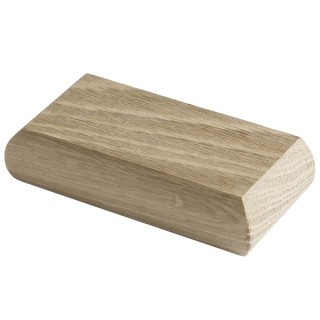 Richard Burbidge White Oak Half Square Newel Cap 90mm