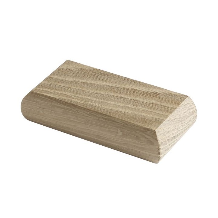 Richard Burbidge White Oak Half Square Newel Cap 90mm
