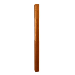 Flair Stairs Bamboo Stop Chamfered Newel Post 1.5m Dark