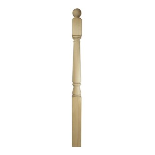 Richard Burbidge Trademark Complete Tulip Newel Pine 1341x90mm