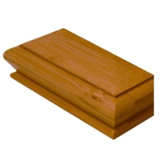 Flair Stairs Bamboo Half Pyramid Cap 45 x 90mm Dark