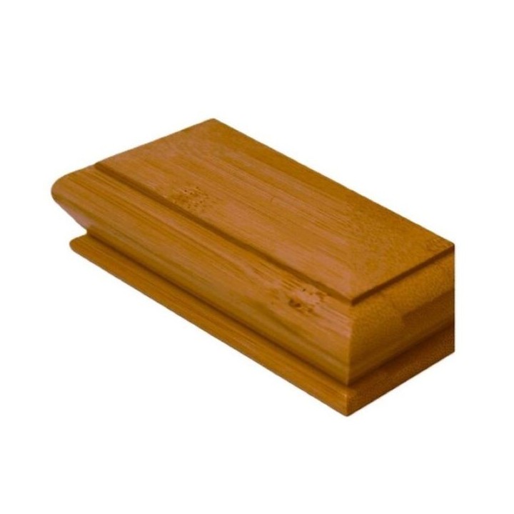 Flair Stairs Bamboo Half Pyramid Cap 45 x 90mm Dark