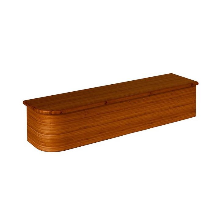 Flair Stairs Bamboo 21mm Single Going Bullnose Rise & Tread Lh Dark