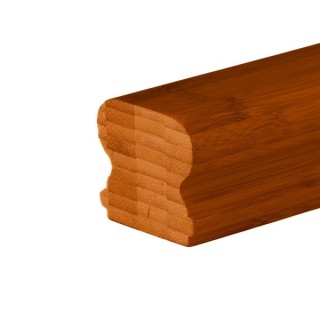 Flair Stairs Bamboo Pear Handrail 41mm Groove 1.2m Dark