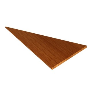 Flair Stairs 32mm Winder Tread 1 Lh - Bamboo Dark