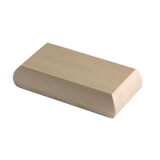 Richard Burbidge Pine Half Square Newel Cap 90mm