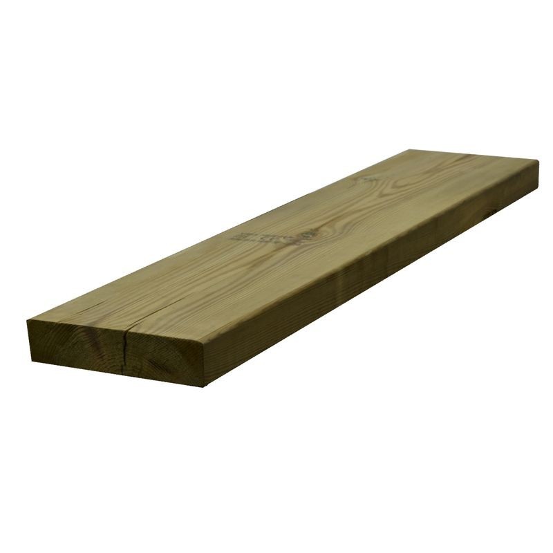 75mm x 200mm x 3.6m Regularised Treated Timber C16