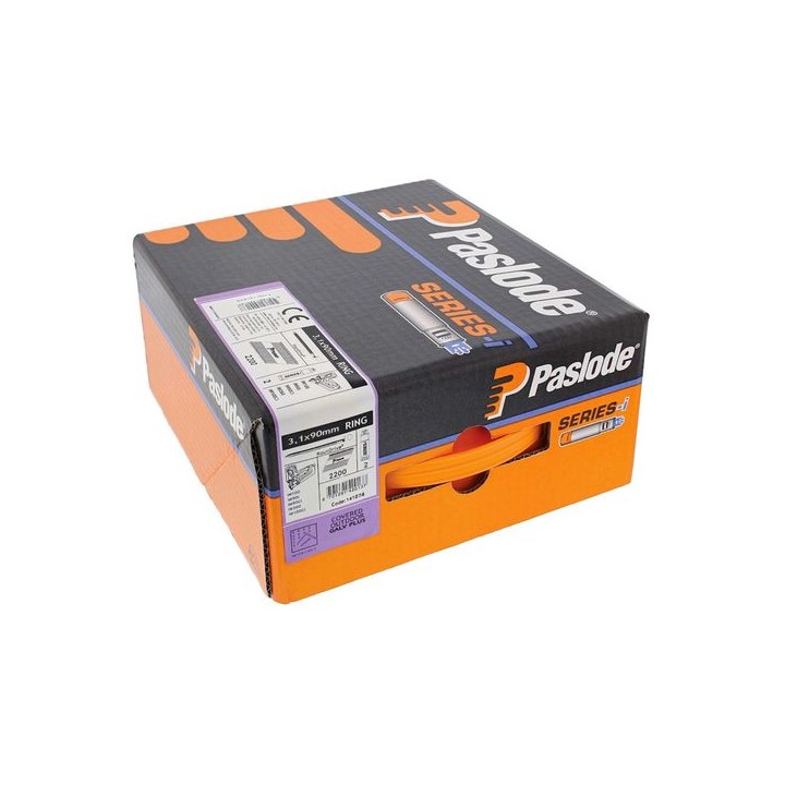 Paslode 141074 IM360CI Nail Fuel Pack 90 x 3.1mm Ring Galv+
