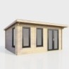 16 x 10 Power Pent Log Cabin Right Doors