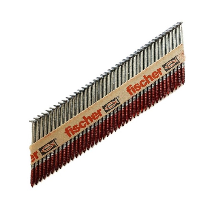 Fischer FF NFP 90x3.1mm Galvanised nails with smooth Ring shank (No Gas)
