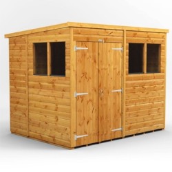 8 x 6 Power Pent Double Door