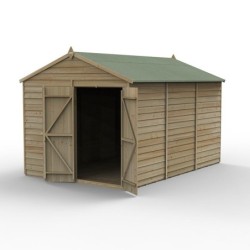 4LIFE Apex Shed 8 x 12 - Double Door - No Window Home Delivery