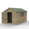 Timberdale 12 x 8 Apex Dble Door Shed - Installed