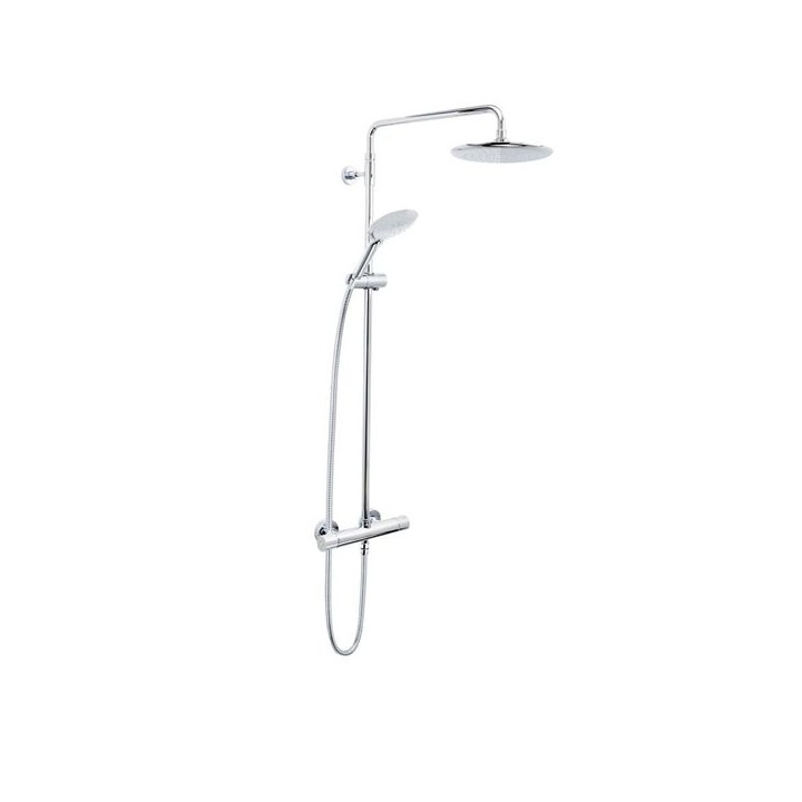Bristan Carre Thermostatic Shower Chrome CR-SHXDIVFF-C