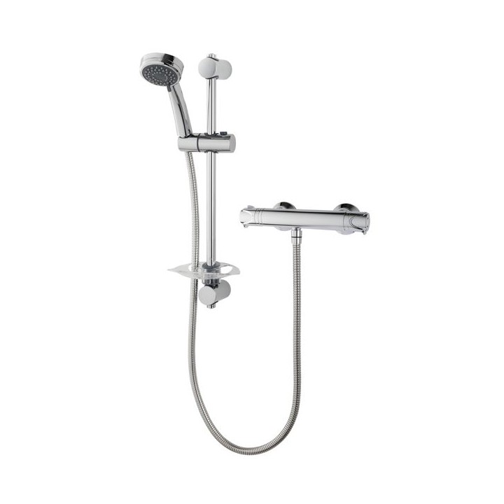 Triton UNDETHBMCT Dene Cool Touch Bar Mixer Shower with Fast-fit Brackets