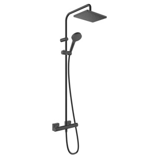 Hansgrohe Vernis Shape Showerpipe 230 1jet EcoSmart With Thermostate Matt Black 26097670