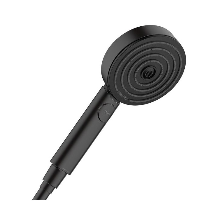 Hansgrohe Pulsify Select S Hand Shower 105 3jet Activation Matt Black 24100670