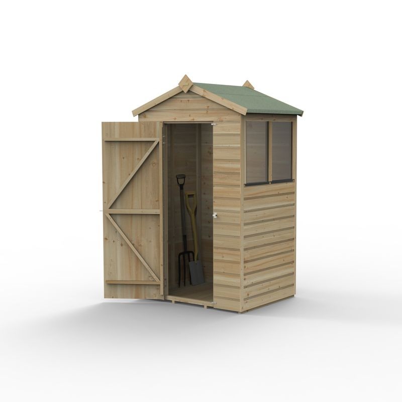Beckwood 4x3 Apex Shed 2 WindowsInstalled