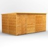14 x 8 Power Pent Double Door Shed No Windows