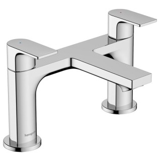 Hansgrohe Rebris E 2-hole rim mounted bath mixer - Chrome - 72480000