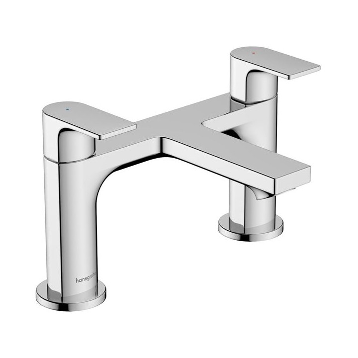 Hansgrohe Rebris E 2-hole rim mounted bath mixer - Chrome - 72480000