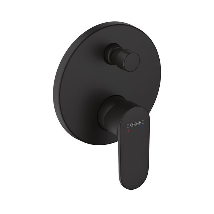 Hansgrohe Vernis Blend Single lever bath mixer for concealed installation - Matt Black - 71467670