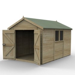 Timberdale 12 x 8 Apex Shed Combo - Home Delivery