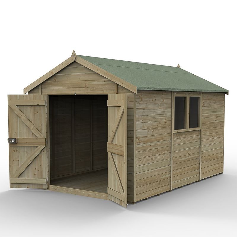 Timberdale 12 x 8 Apex Shed Combo - Home Delivery