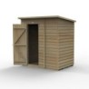 4LIFE Pent Shed 6 x 4 - Single Door - No Windows Installation