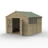 Beckwood 10x10 Apex Shed 4 Windows DoubleDoor Installed