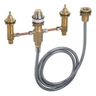 Hansgrohe Basic set for 4-hole rim-mounted Bath Mixer 13244180